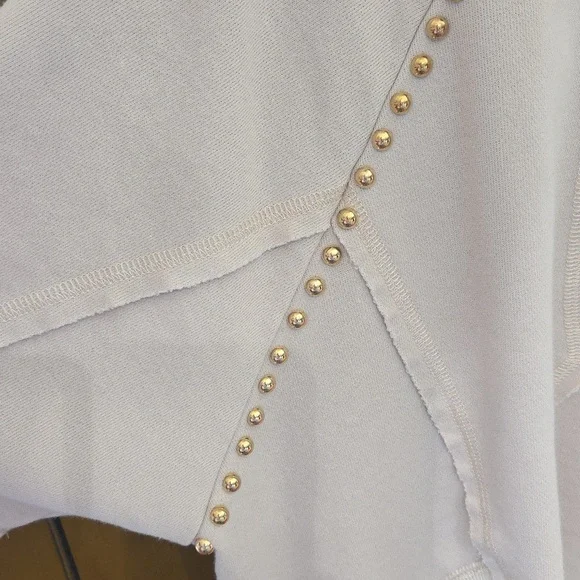 Blue B Open Seam Crop - Picture 3 of 5